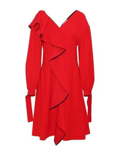 Shop Adeam Knee-length Dress In Red