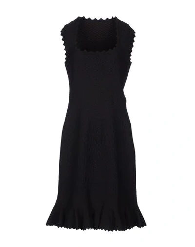 Shop Alaïa Knee-length Dresses In Black