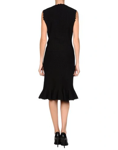 Shop Alaïa Knee-length Dresses In Black