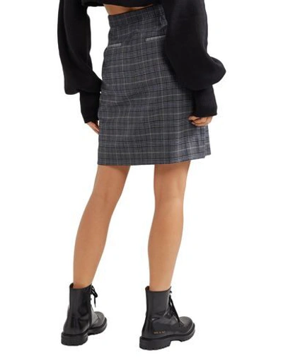 Shop Rag & Bone Woman Midi Skirt Lead Size 6 Wool, Polyester, Elastane In Grey