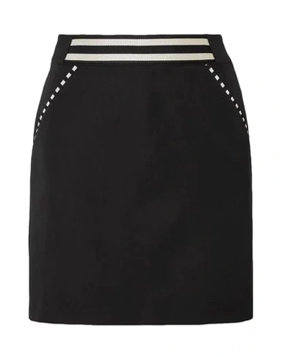 Shop Tomas Maier Knee Length Skirts In Black