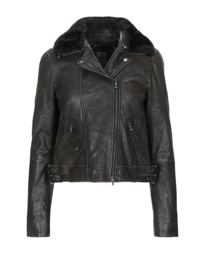 Shop Andrea D'amico Jackets In Black