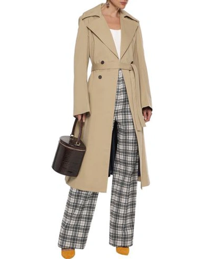 Shop Rosie Assoulin Overcoats In Camel