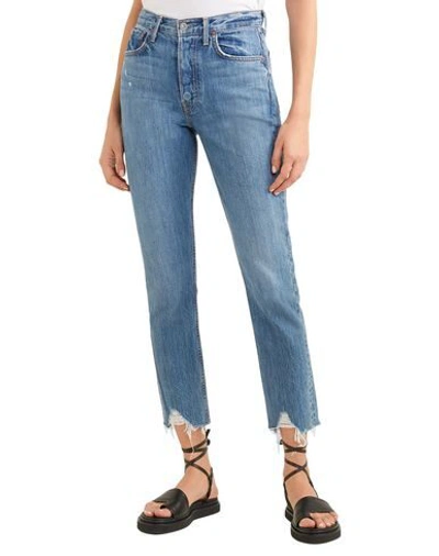Shop Grlfrnd Woman Jeans Blue Size 32 Organic Cotton