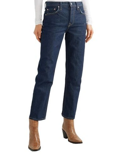 Shop Grlfrnd Woman Jeans Blue Size 24 Cotton