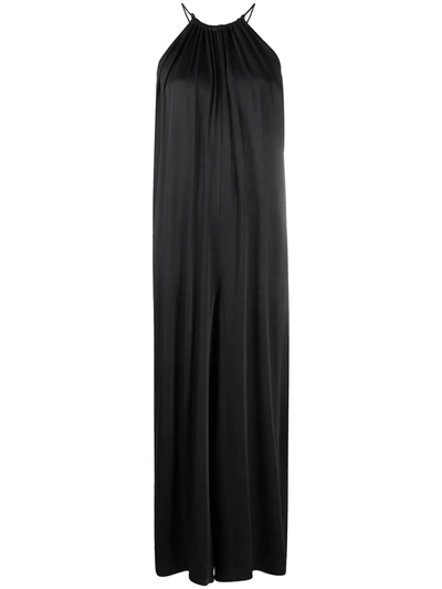 Shop Aeron Halter Neck Dress In Black