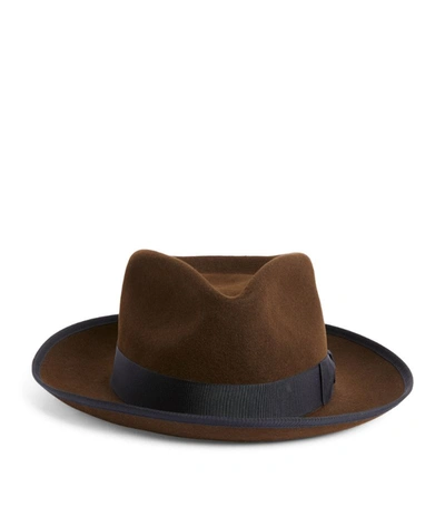 Shop Lock & Co Hatters Felt Pickering Trilby Hat