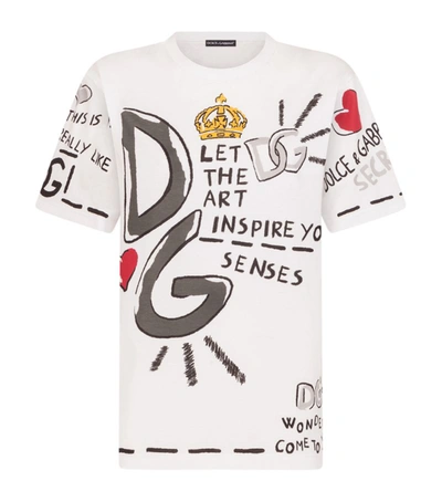 Shop Dolce & Gabbana Dg Graphic T-shirt