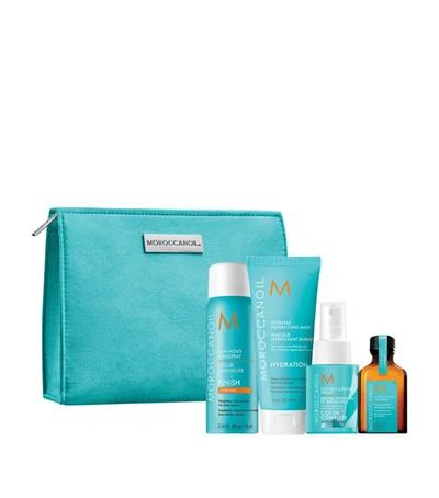 Shop Moroccanoil Style Collection Travel Kit In White