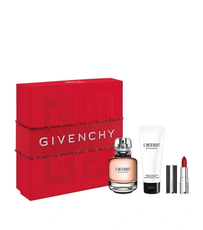 Shop Givenchy L'interdit Fragrance Gift Set (80ml) In White