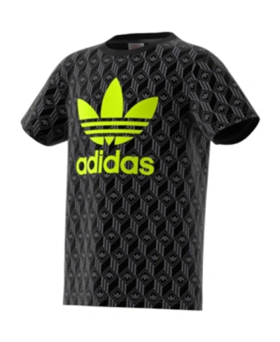 Shop Adidas Originals Adidas Big Boys T-shirt In Black
