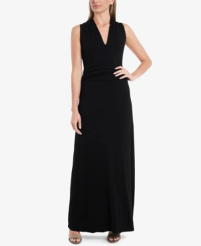 Shop Vince Camuto Petite Sleeveless Maxi Dress In Rich Black