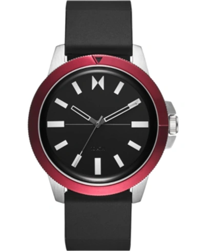 Shop Mvmt Men's Minimal Sport Black Silicone Strap Watch 45mm