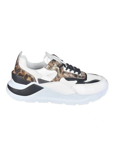 Shop Date Fuga Animalier Sneakers In White