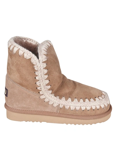 Shop Mou Eskimo Boots In Camel