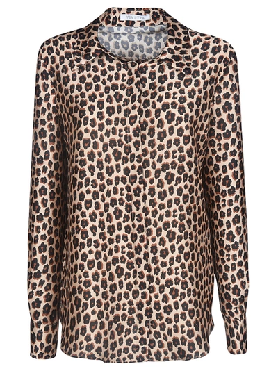 Shop Vivetta Printed All-over Shirt In Beige/brown