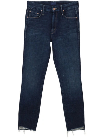 Shop Mother The Looker Jeans Blue