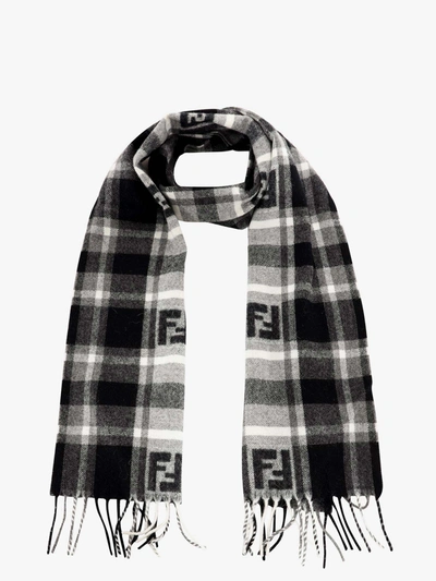 Shop Fendi Scarf In Black