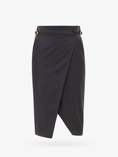 Shop L'autre Chose Skirt In Grey