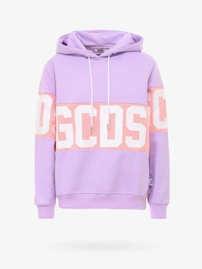 Shop Gcds Sweatshirt In Purple