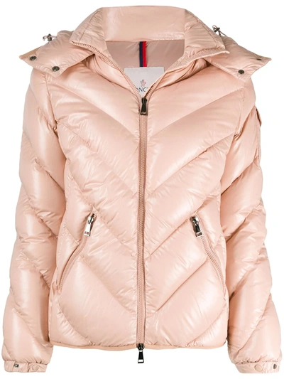 Shop Moncler Brouel Zipped Jacket In Pink