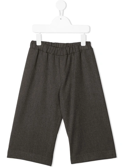 Shop Piccola Ludo Wide-leg Trousers In Grey