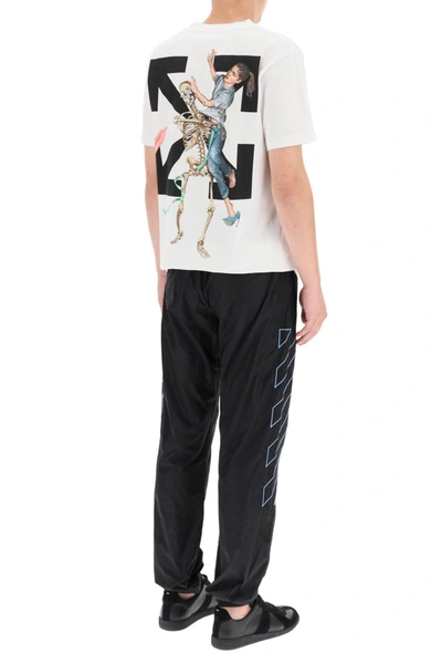 Shop Off-white Pascal Skeleton Print T-shirt In White