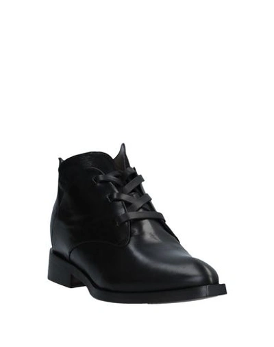 Shop Malloni Ankle Boots In Black