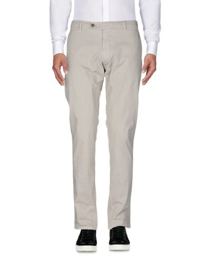 Shop Berwich Casual Pants In Light Grey