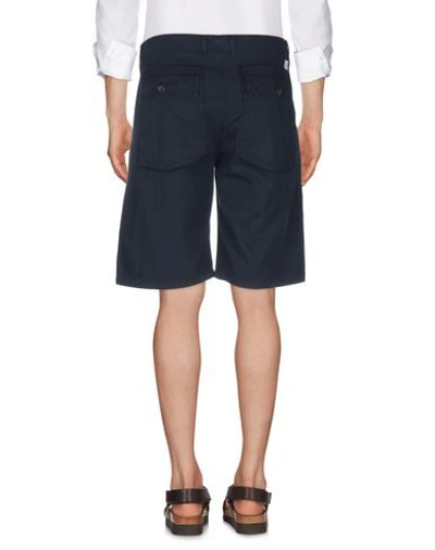 Department Five Department 5 Man Shorts & Bermuda Shorts Midnight Blue Size 33 Cotton, Linen In Dark Blue