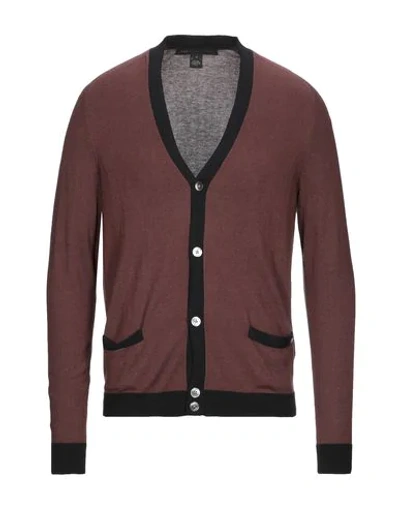 Shop Marc By Marc Jacobs Cardigans In Dark Brown