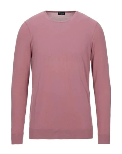 Shop Drumohr Sweaters In Pastel Pink