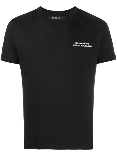 Shop Misbhv Pleasure Short Sleeved T-shirt In Black