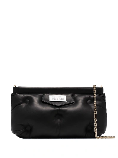 Shop Maison Margiela Glam Slam Red Carpet Leather Cluth In Black