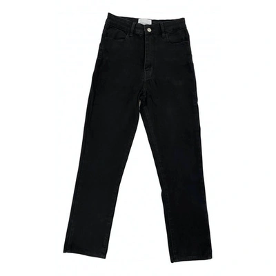 Pre-owned Barbara Casasola Black Cotton - Elasthane Jeans