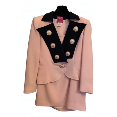 Pre-owned Christian Lacroix Pink Wool Jacket