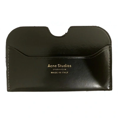 Pre-owned Acne Studios Black Leather Small Bag, Wallet & Cases