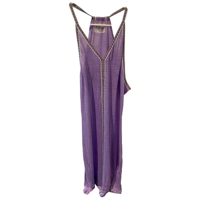 Pre-owned Pitusa Purple Cotton Dress