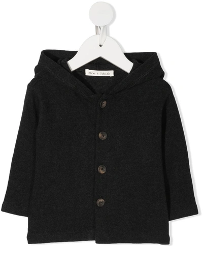 Zhoe & Tobiah Tassel Hood Jacket In Grey