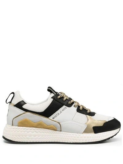 Shop Moa Master Of Arts Futura Sneakers In White