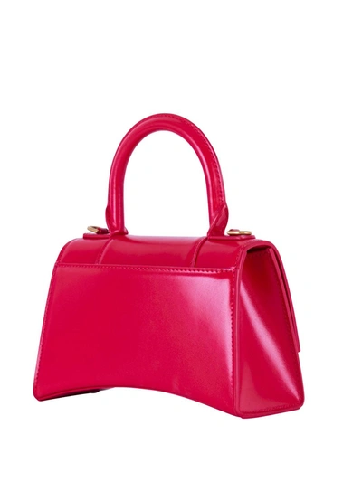 Shop Balenciaga Hourglass Xs Leather Handbag