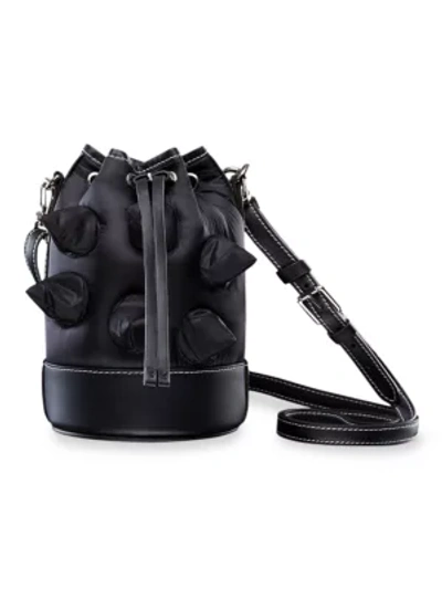 Shop Moncler Genius 1 Moncler Jw Anderson Mini Spike Critter Bucket Bag In Black