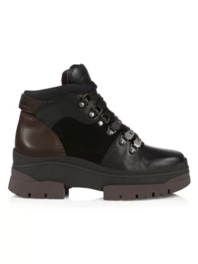 Shop See By Chloé Aure Urban Hiking Boots In Black