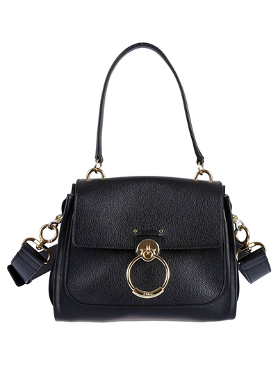 Shop Chloé Small Ring Tote In Black