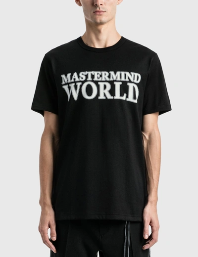 Shop Mastermind Japan World T-shirt In Black