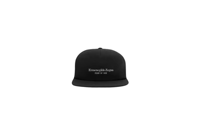 Pre-owned Fear Of God  X Ermenegildo Zegna Cotton Baseball Hat Black