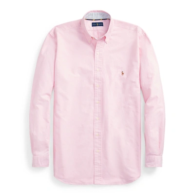 Shop Polo Ralph Lauren The Iconic Oxford Shirt In New Rose