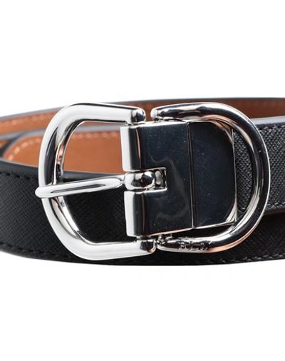 Shop Lauren Ralph Lauren Reversible Leather Belt Woman Belt Black Size L Bovine Leather
