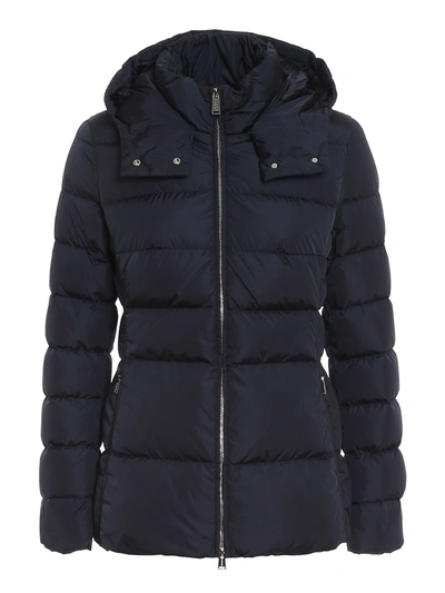 Shop Add Hooded Puffer Jacket In Blue