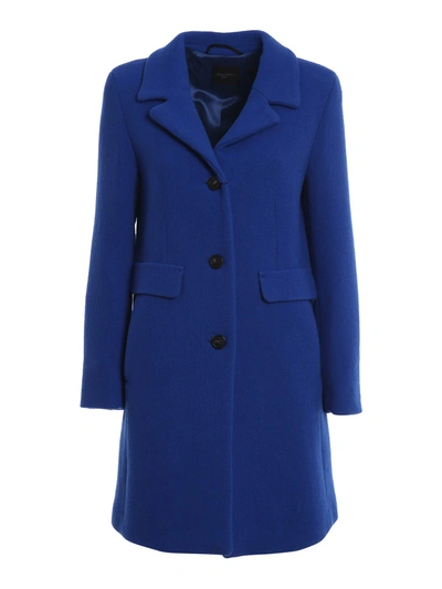 Shop Weekend Max Mara Pece Coat In Blue